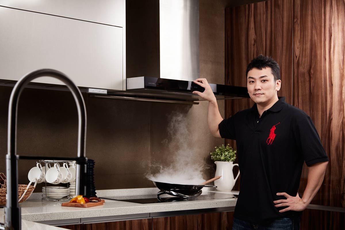 開放式廚房不僅有良好的空間視覺感,同時也更能增進家