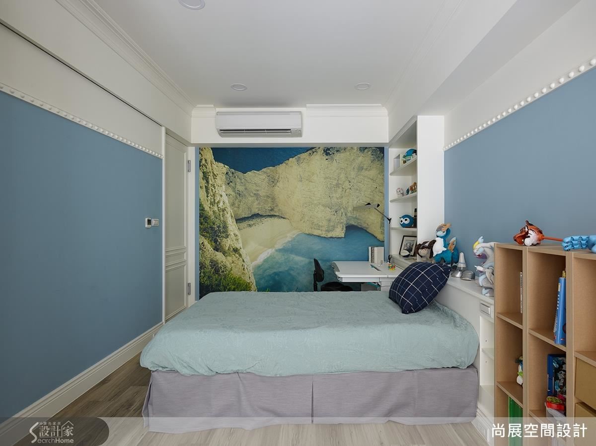 一個來自湖邊小屋的想像,成了設計師對此間居宅的用色
