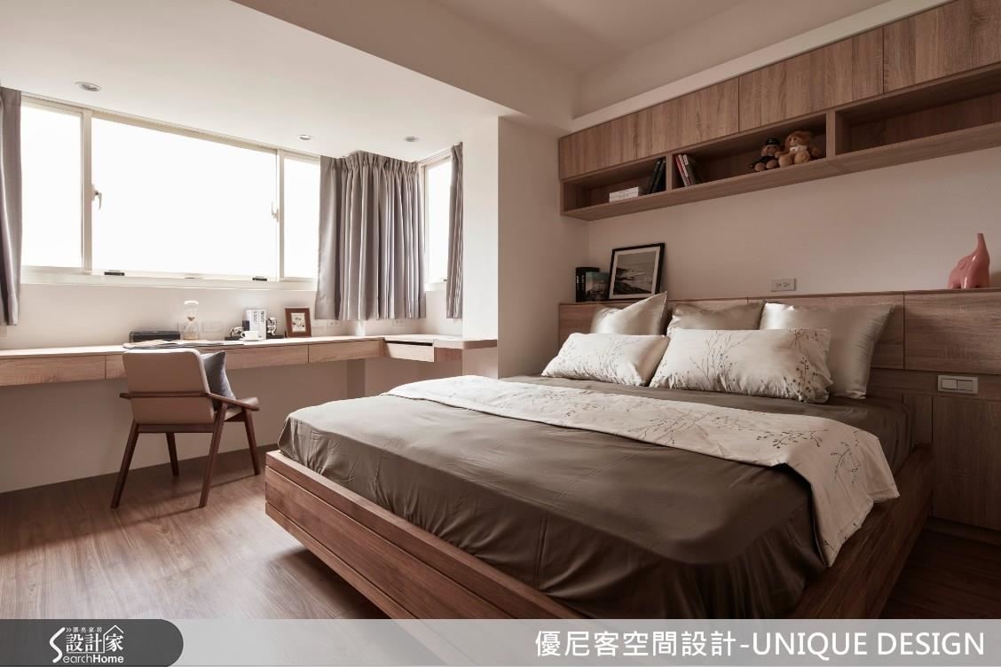以年輕夫妻的生活為出發點,讓兩人在明亮氛圍、溫潤木