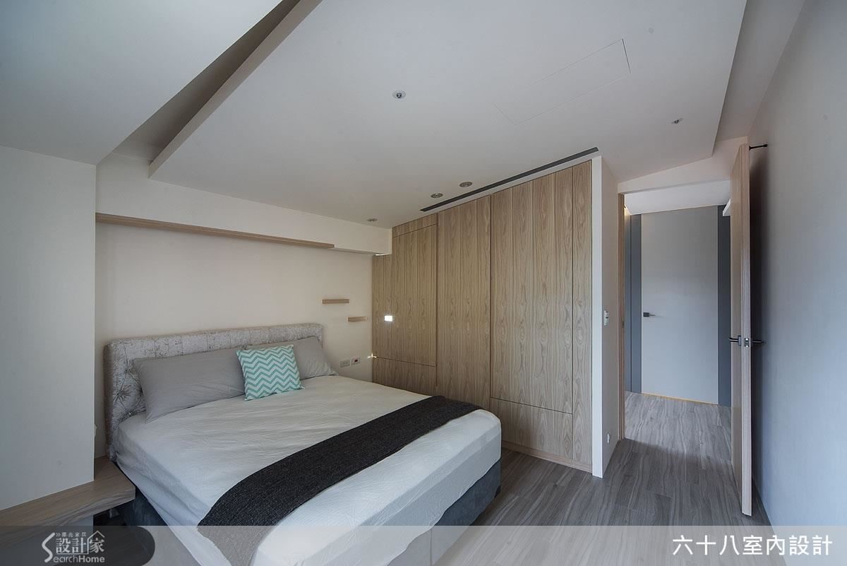 23 坪老屋空間,設計師透過空間尺度與視野放大,賦予