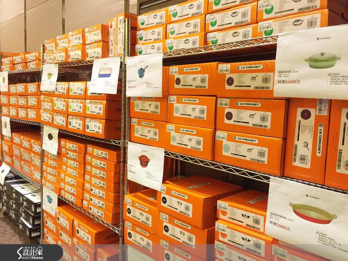 鍋具區於會場四周 鍋具區於會場四周