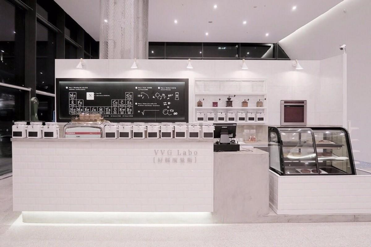 VVG Labo點餐櫃檯。 VVG Labo點餐櫃檯。