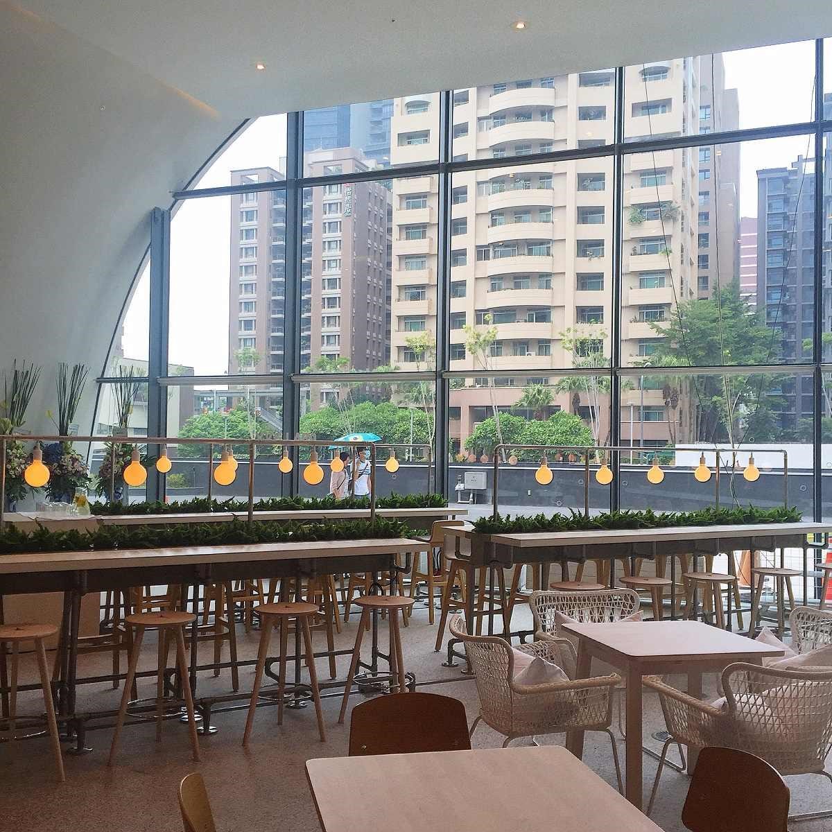 VVG Labo綠意滿分的用餐座位。 VVG Labo綠意滿分的用餐座位。