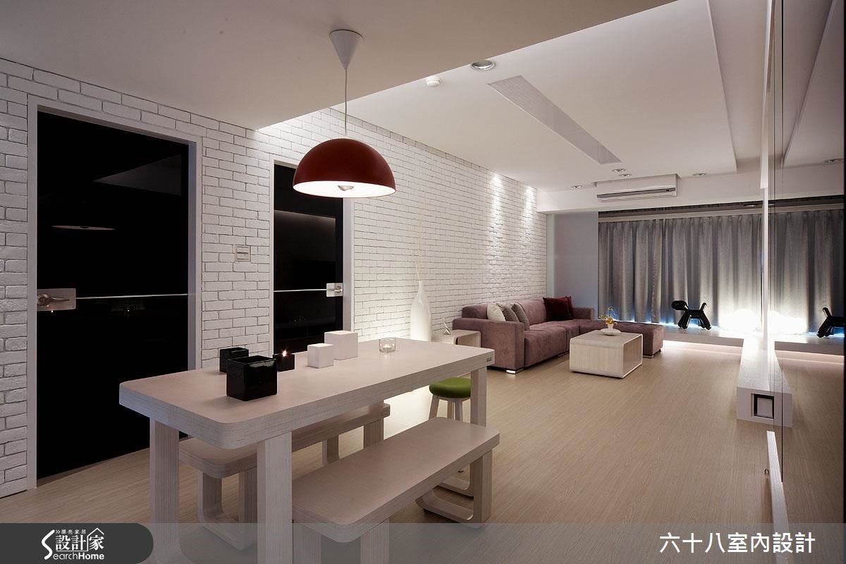26坪3房2廳的新成屋,在坪數不算大的居住空間裡,容納
