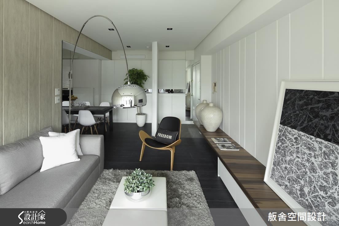 僅僅21坪的居宅,是三代同堂、一家五口的居住空間,設