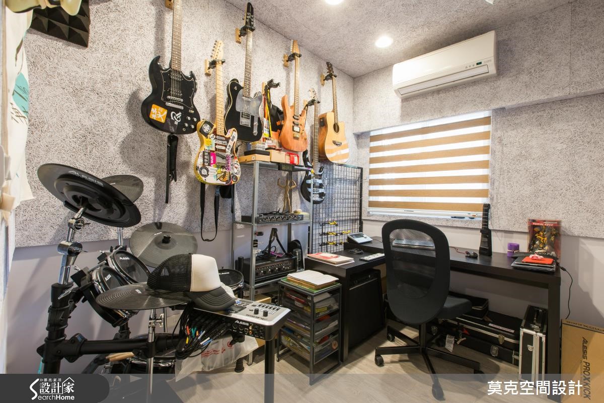 音樂人屋主買了此間 30 坪中古屋,在經由設計師整修後