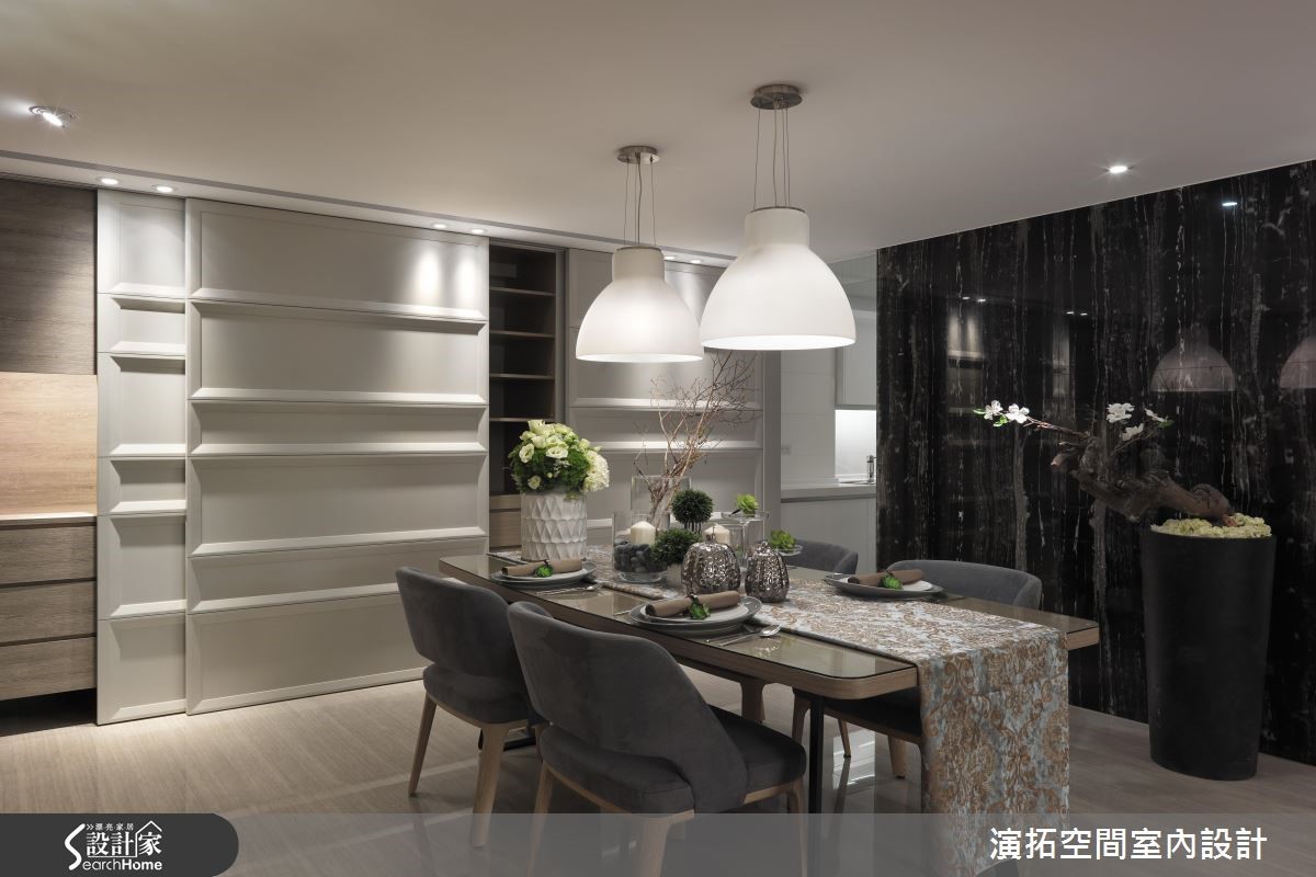 為了減少縮短裝修的施工期,此間42坪的新成屋於預售屋