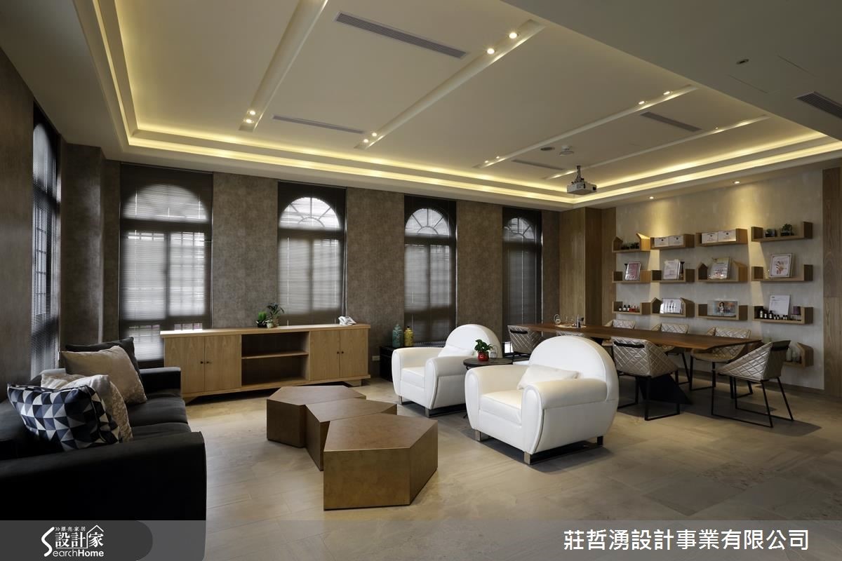 此案為「彭村梅 SPA 會館」,設計師將五感體驗帶入設
