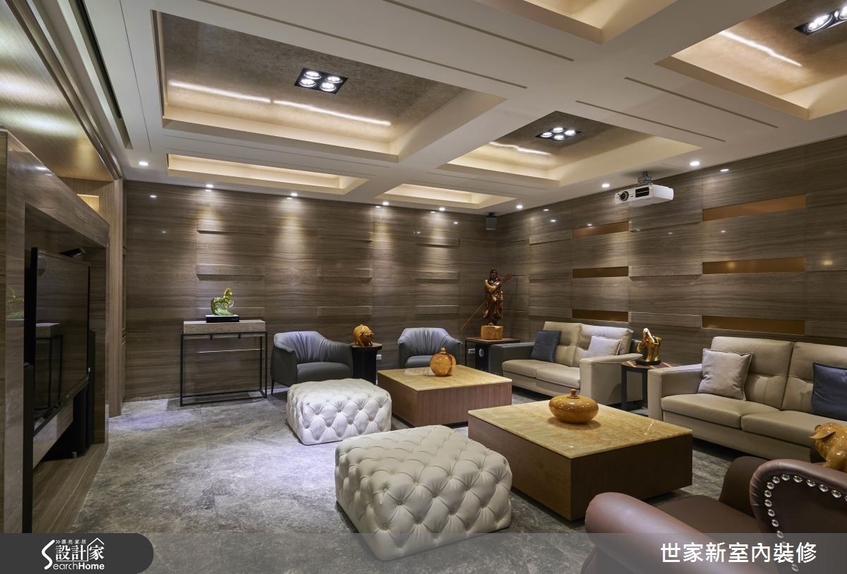 這是一間屋主為了70歲退休的企業家父親,所打造的友情