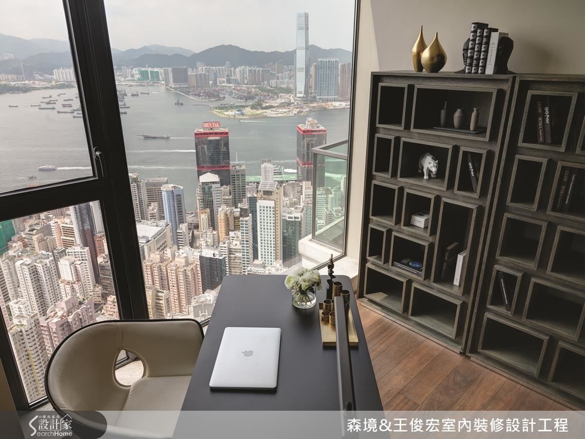 由於本身屋外景致絕佳,讓王俊宏設計師以化繁為簡的角