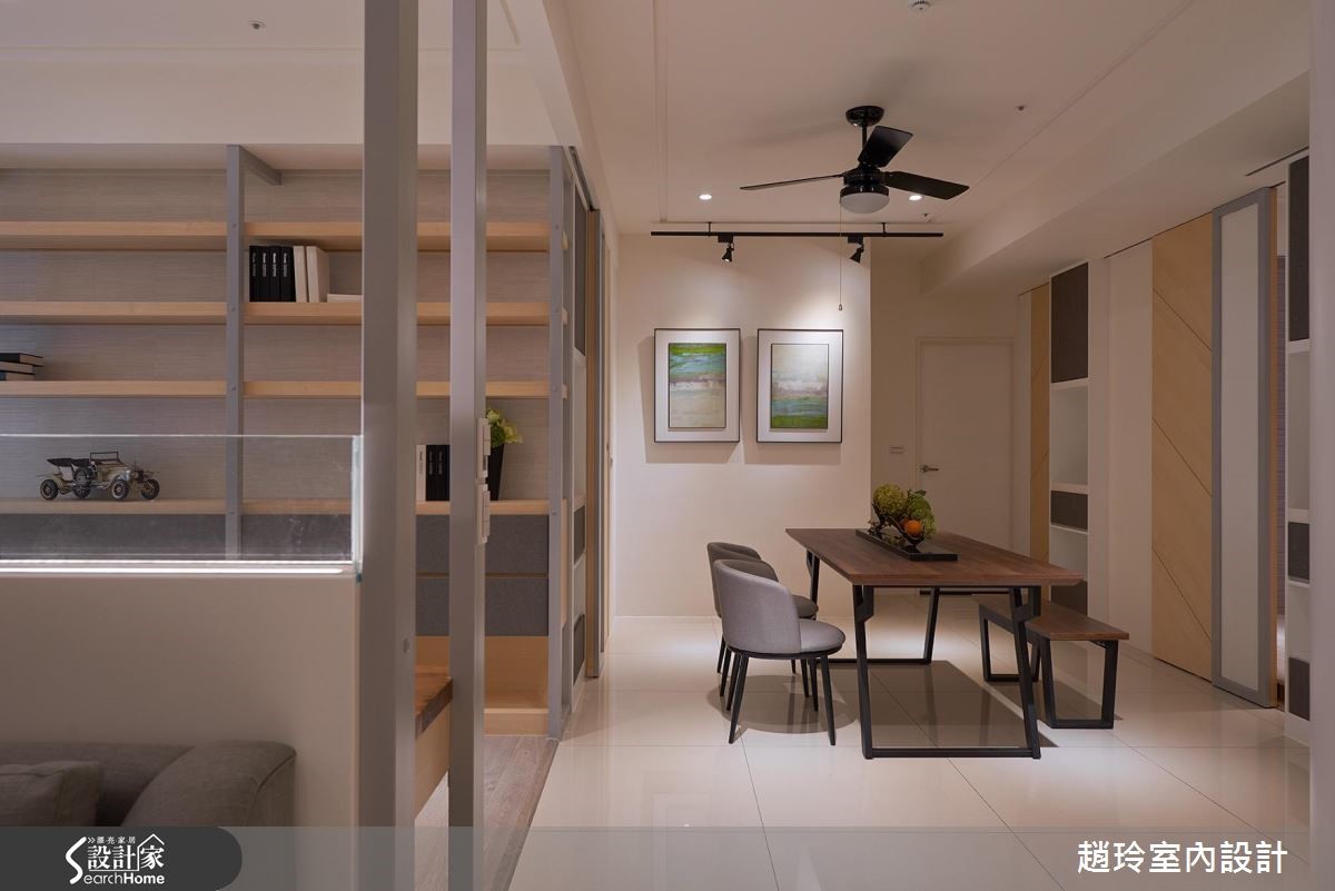 生活不需要太複雜,也不必讓隔間限制住生活動線!這處