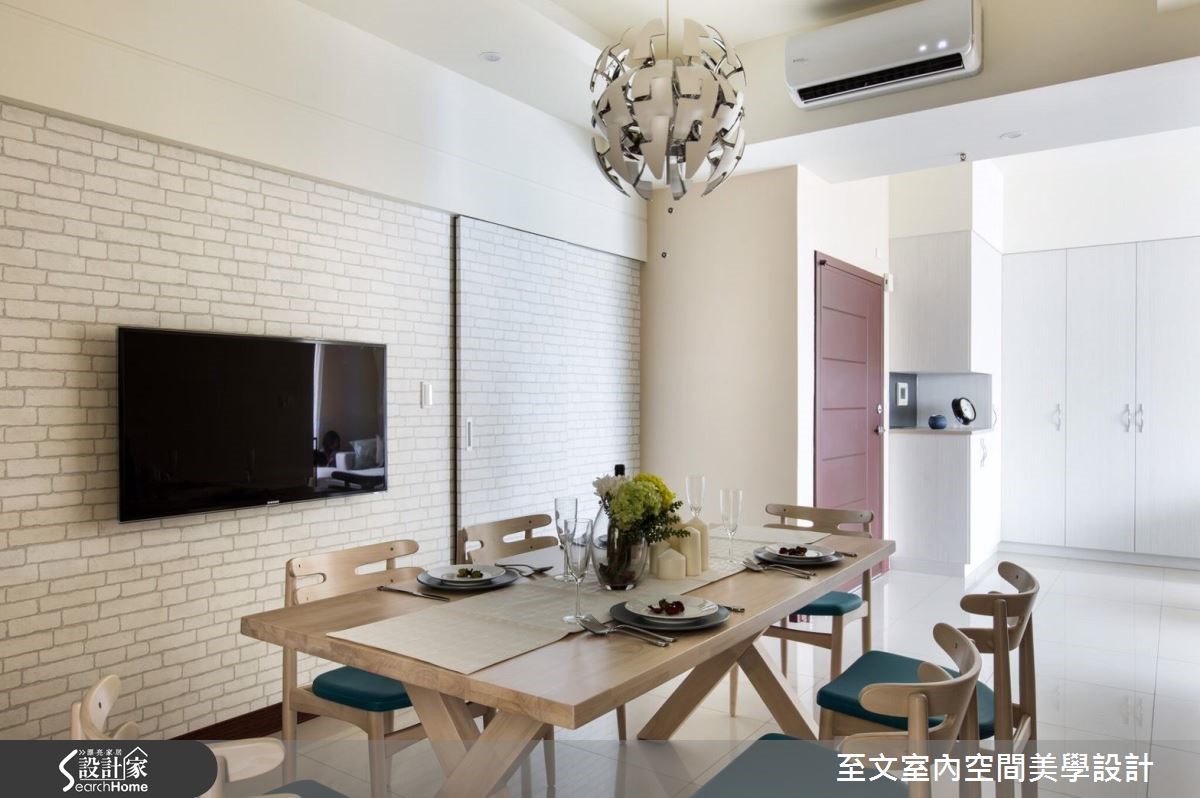 30 坪的美式宅,設計師針對屋主需求,將風格定位為美