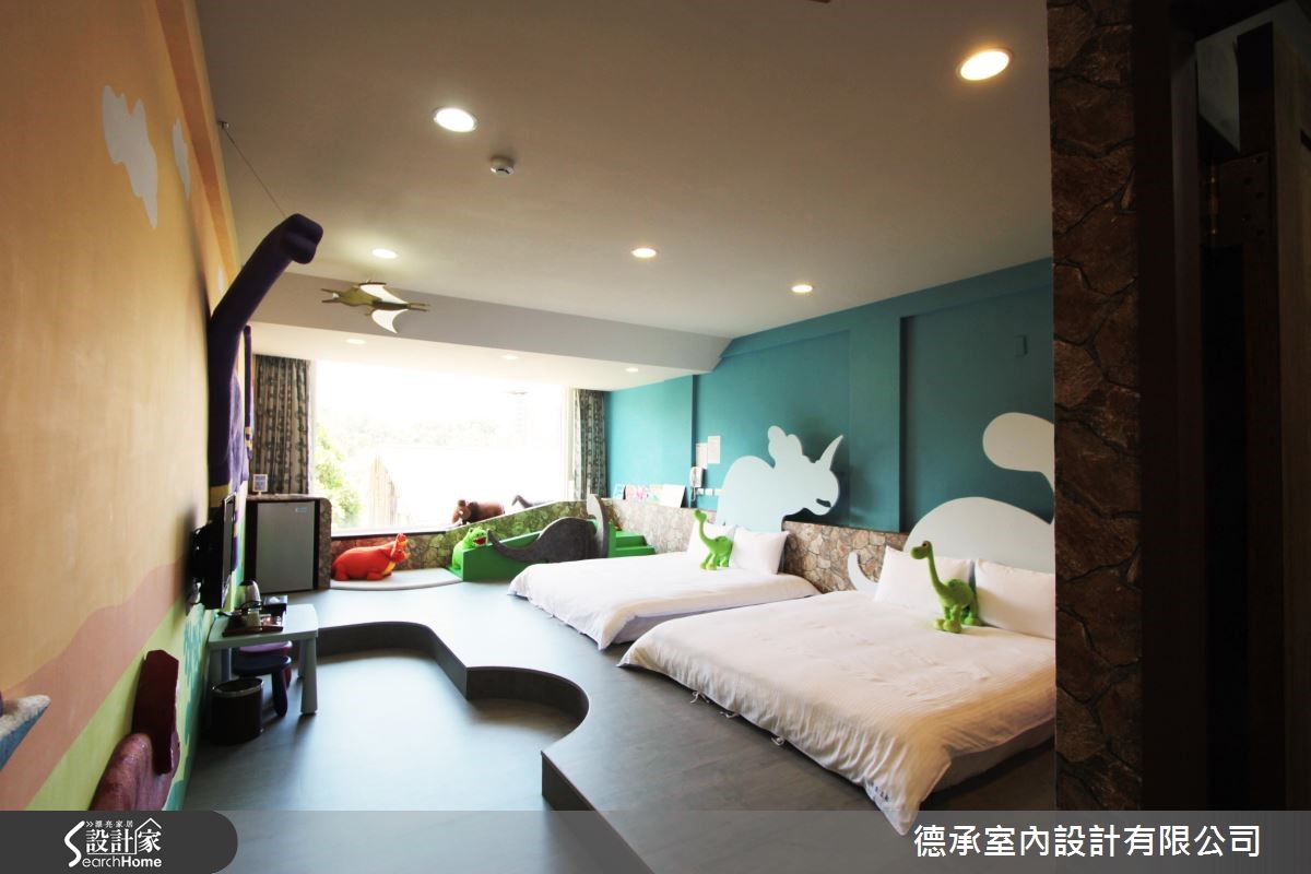 設計師為民宿主人延伸出不同的主題住宿空間,把侏儸紀