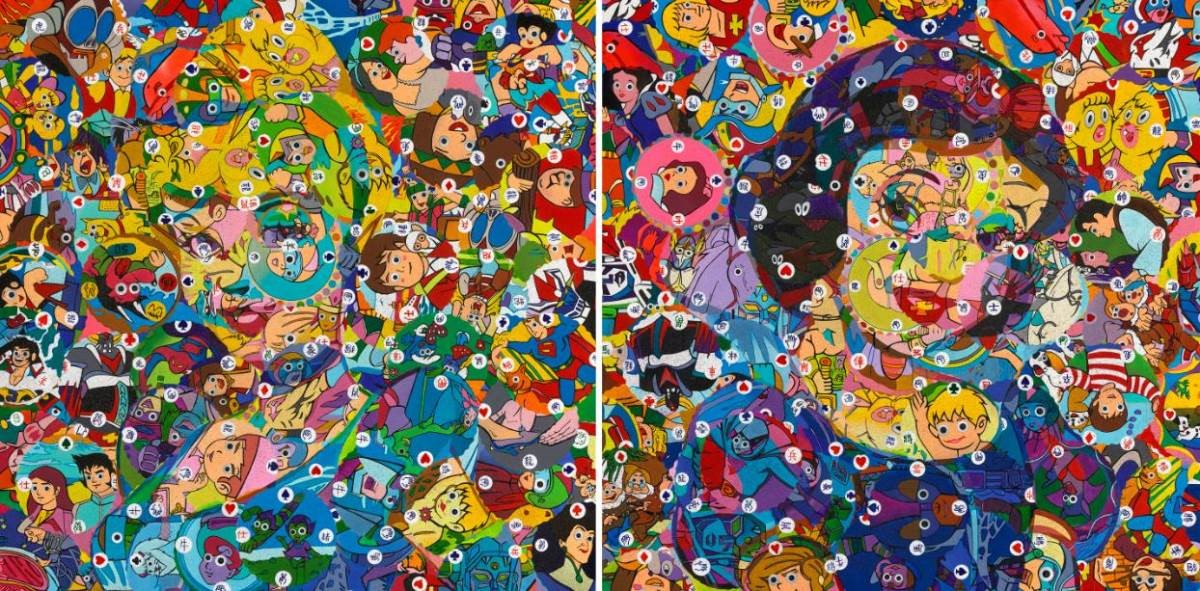 藝術家林慶芳作品【台風之戀尪仔標-公主病的白雪與仙杜瑞拉】 藝術家林慶芳作品【台風之戀尪仔標-公主病的白雪與仙杜瑞拉】
