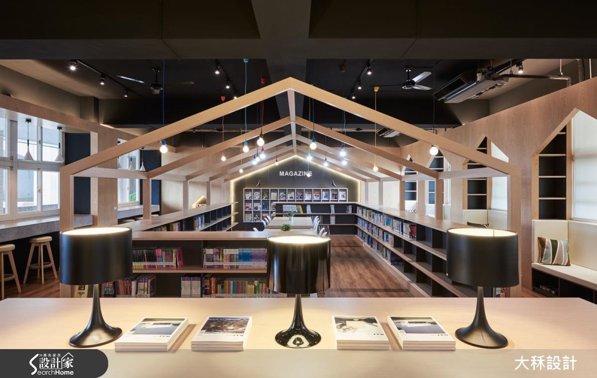 翻轉你對學校圖書館的刻板印象!原本陳舊、陰暗的 60