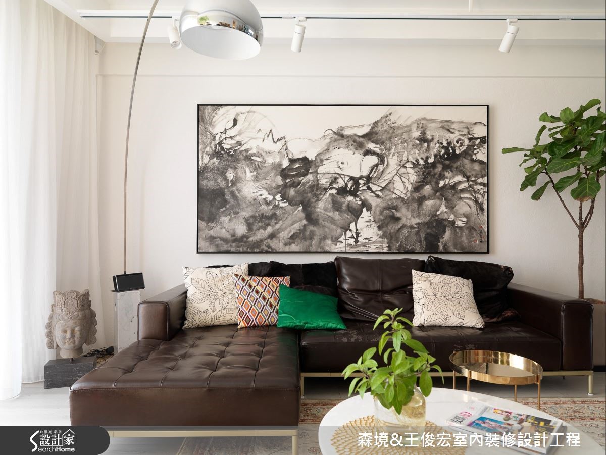 72 坪的高樓住宅,隨時都能感受到充滿明亮、清新氣息