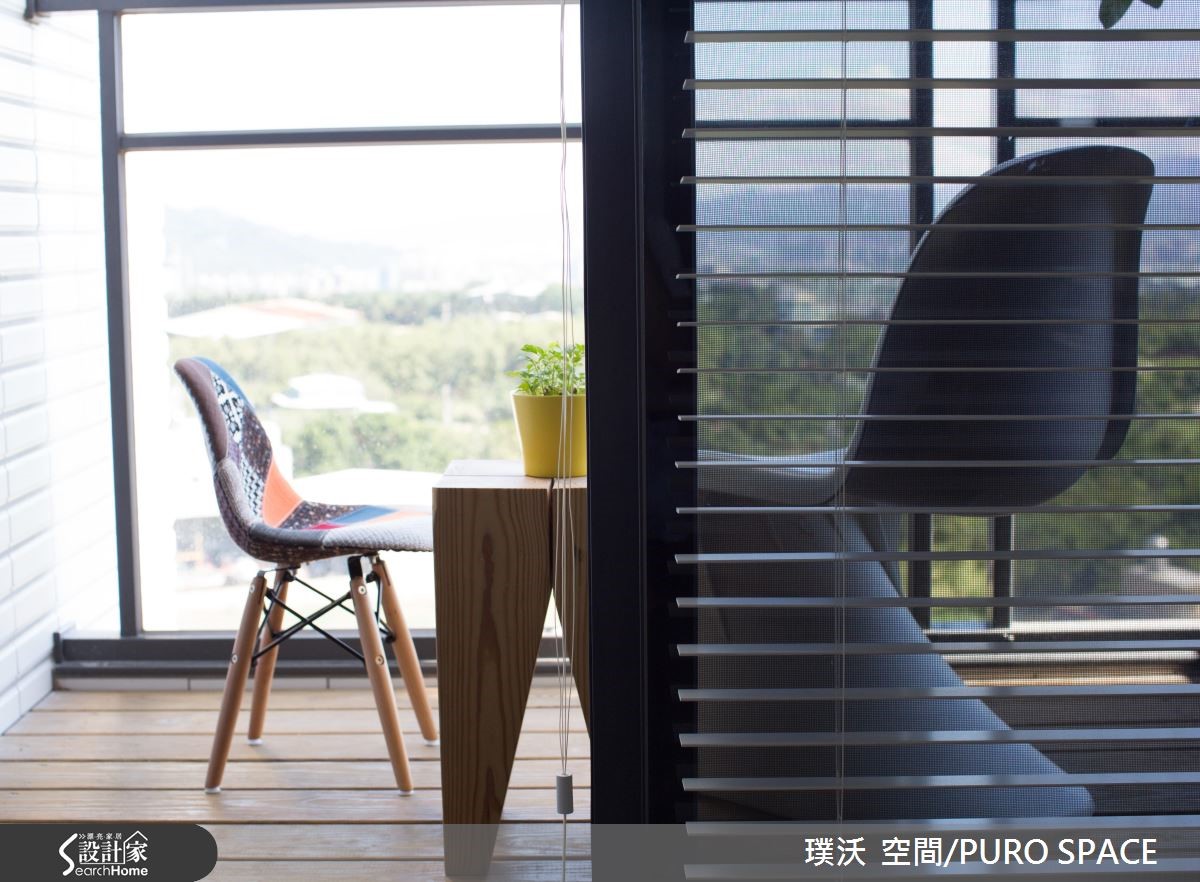 開放、寬敞,並且充滿活潑互動感的 27 坪居所,搭配清