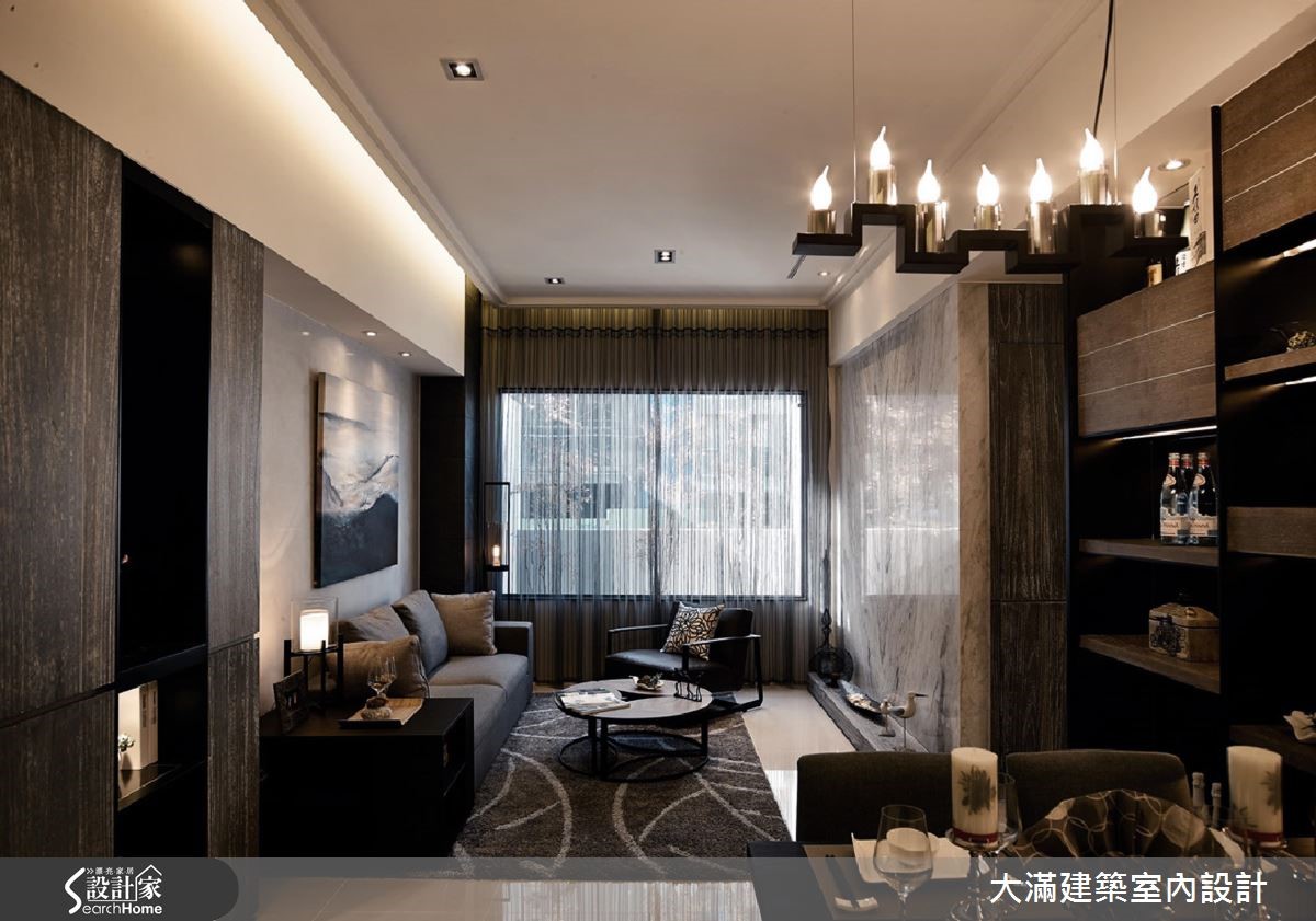 設計團隊將富有魅力的中國傳統水墨結合室內設計,打造