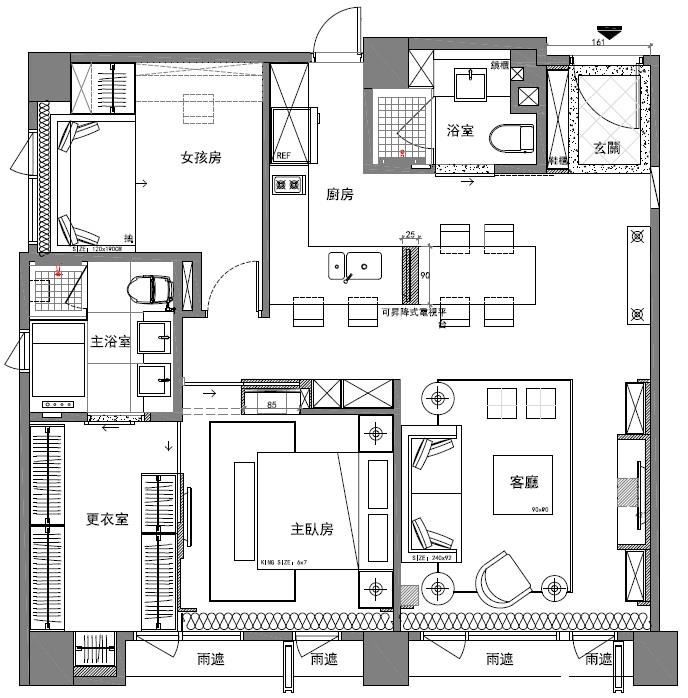 After 平面圖提供_L′atelier Fantasia 繽紛設計。 After 平面圖提供_L′atelier Fantasia 繽紛設計。