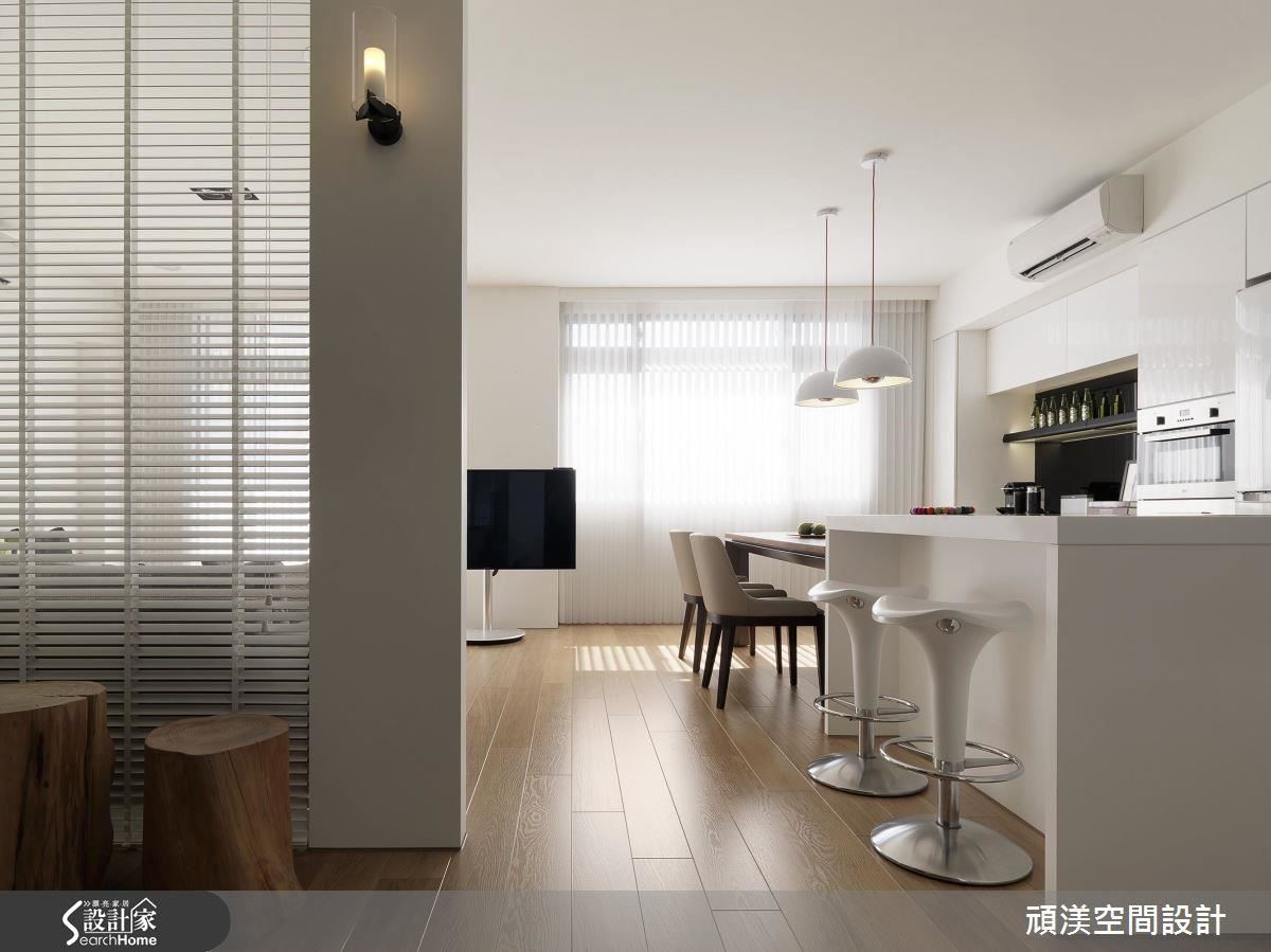 這棟 60 坪大,住商混合的獨棟新成屋,頑渼空間設計如