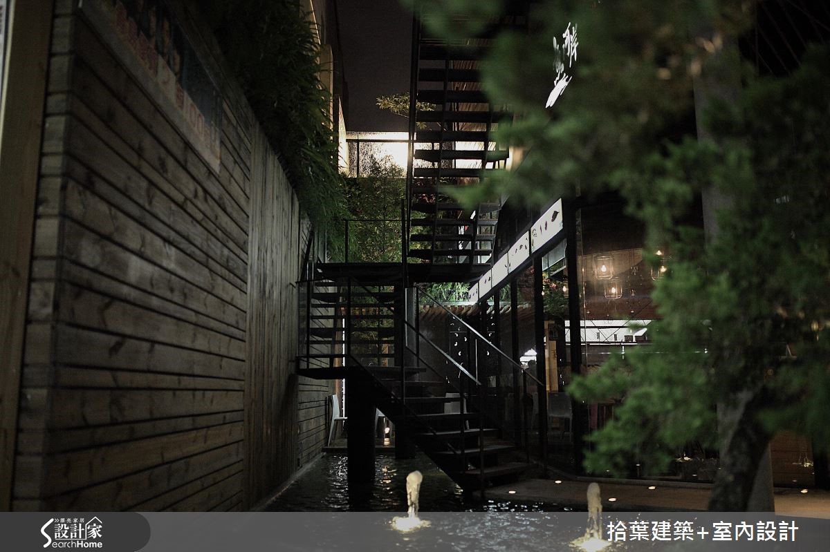 以「船」作為靈感,化身為建築外觀的設計發想,周圍以