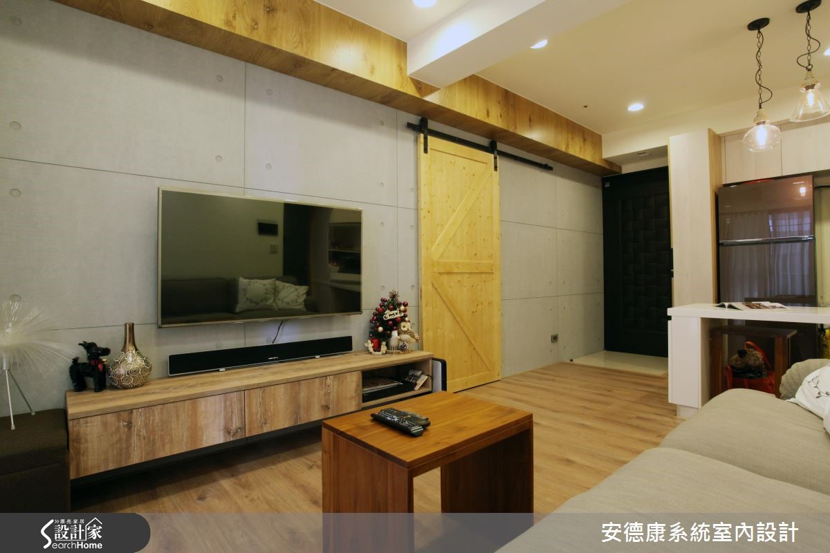 18 坪居宅,設計師憑著百萬以下預算,在有限場域內注