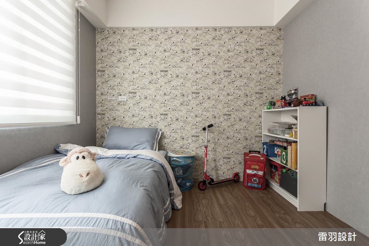 28.5坪老屋,是一家四口的首購住宅,為了給老婆一間新