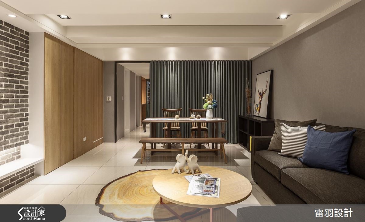28.5坪老屋,是一家四口的首購住宅,為了給老婆一間新