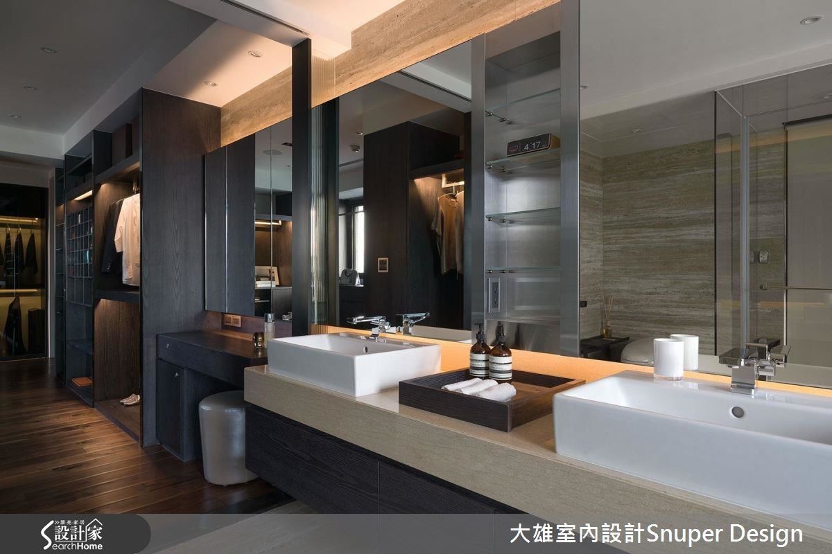 林政緯設計師以 Penthouse 的概念,從梯間到室內,以