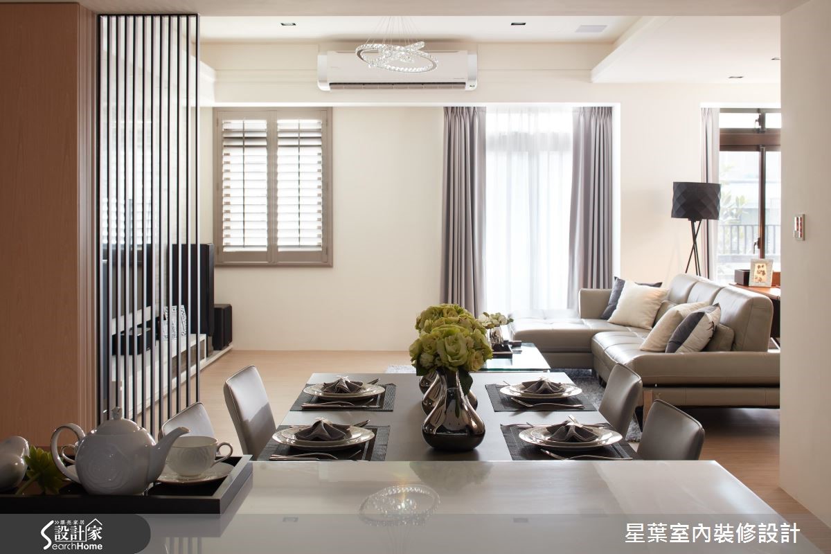 面對屋齡已逾 20 年、有著採光與收納問題的陰暗老屋,