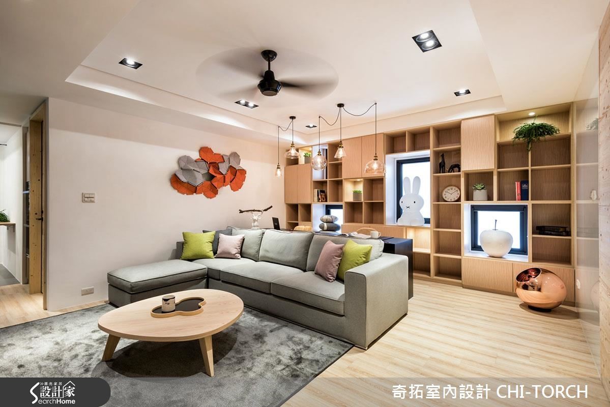 溫和的老公、別具想法和個性的老婆,這處 26 坪現代風