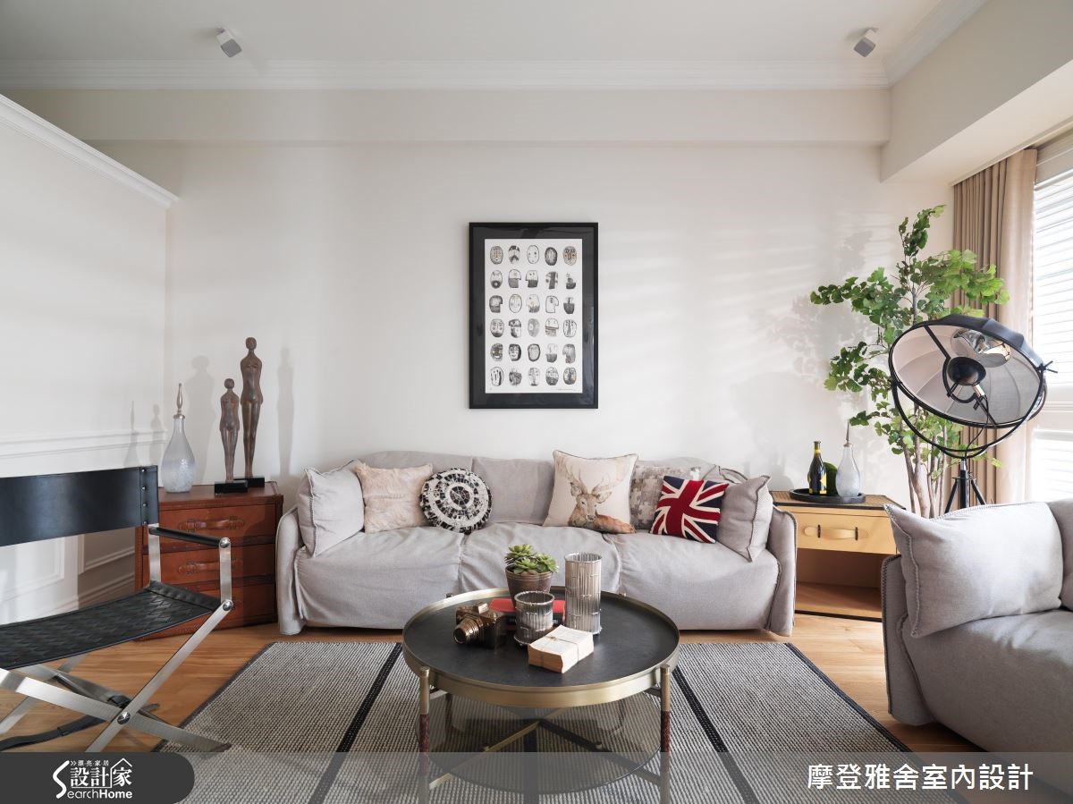 乾淨明亮的輕美式風,往往能夠表述出居住者的獨到品味