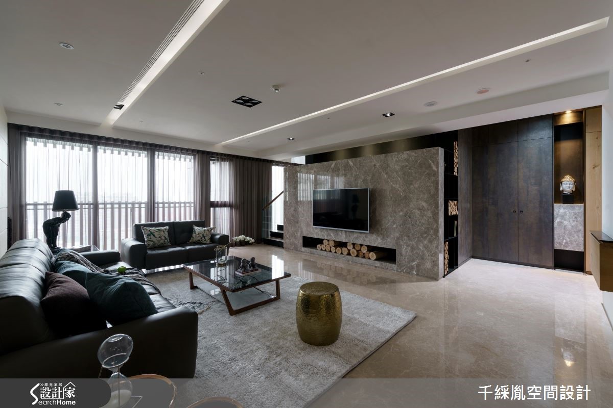 80 坪樓中樓為陸商屋主來台辦公時的居所,同時身兼招