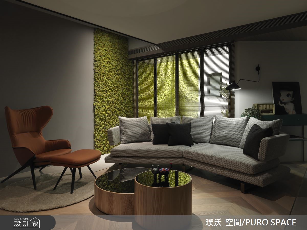 30 坪的單身住宅,在時尚俐落中也洋溢著清新的藝文氣