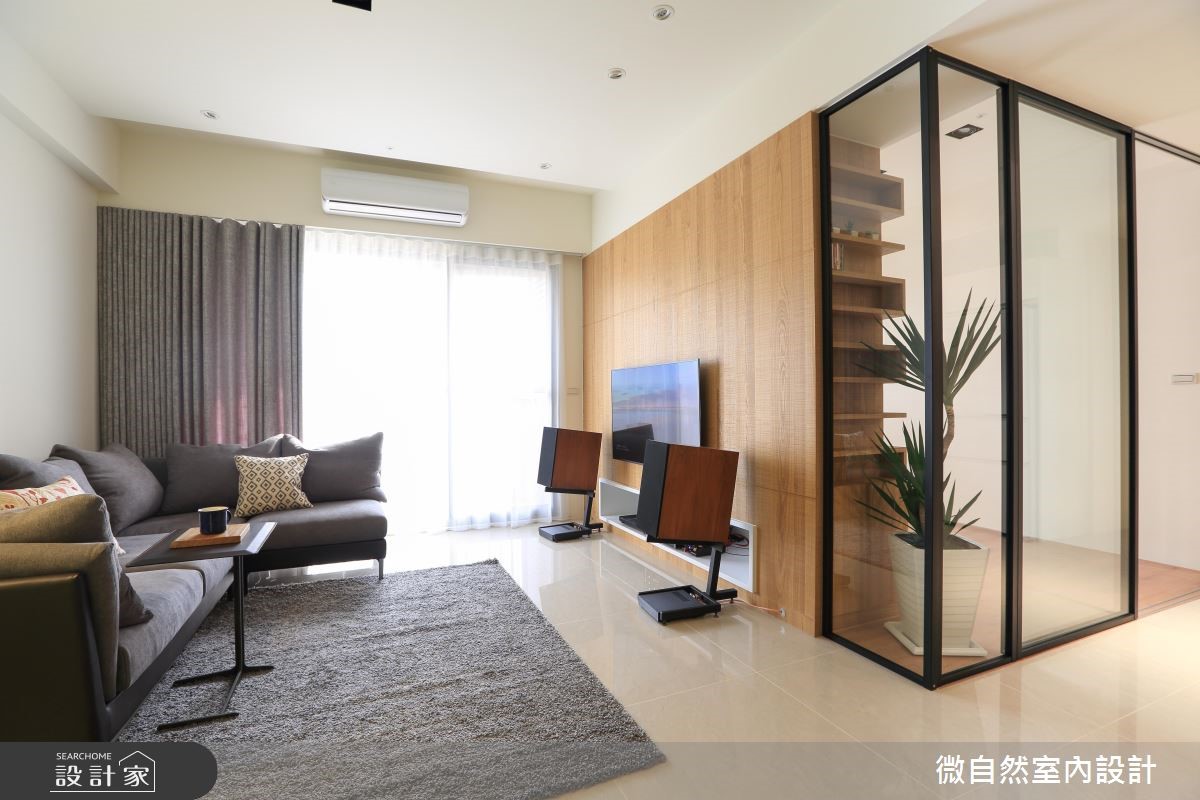 28 坪現代風居家,從一開門的瞬間,就能感受到充分的