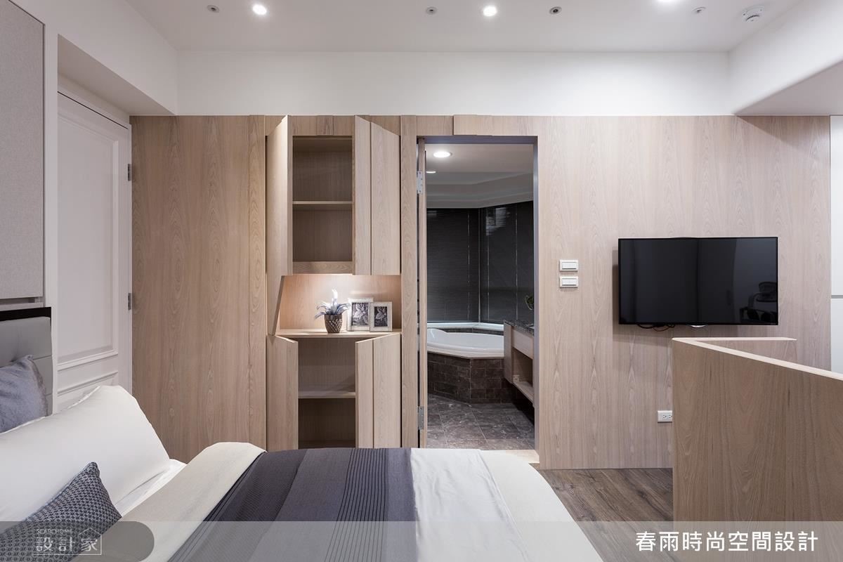 如果有一個家,動線順暢,兼具量身打造的櫃體機能,重
