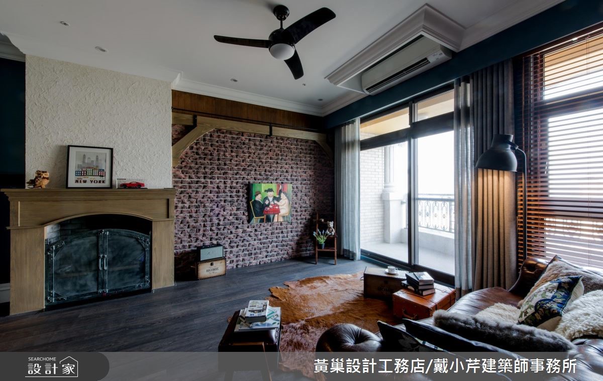 設計團隊從客變開始與屋主合作,混搭了城市藍調與西部