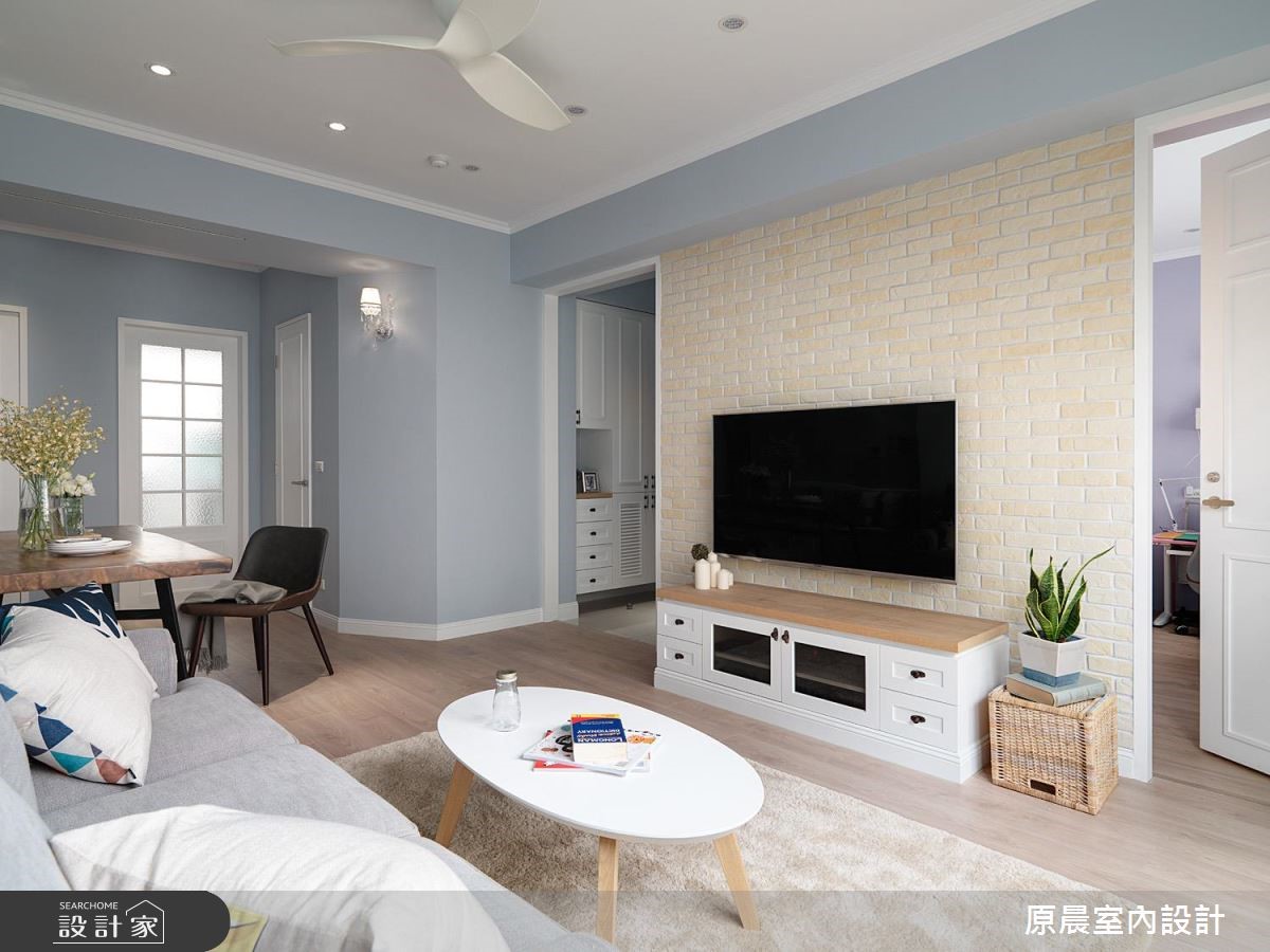 32 坪鄉村風居宅,屋主夫妻倆都是上班族,在本次裝潢