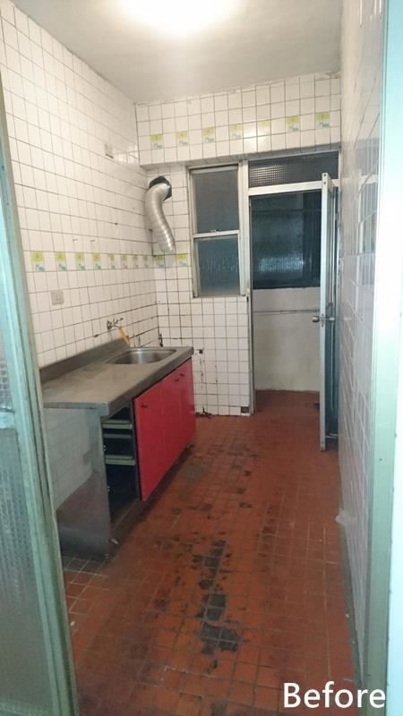 22 坪,原先的壁癌漏水老屋,如今卻成為的 3 房 2 廳