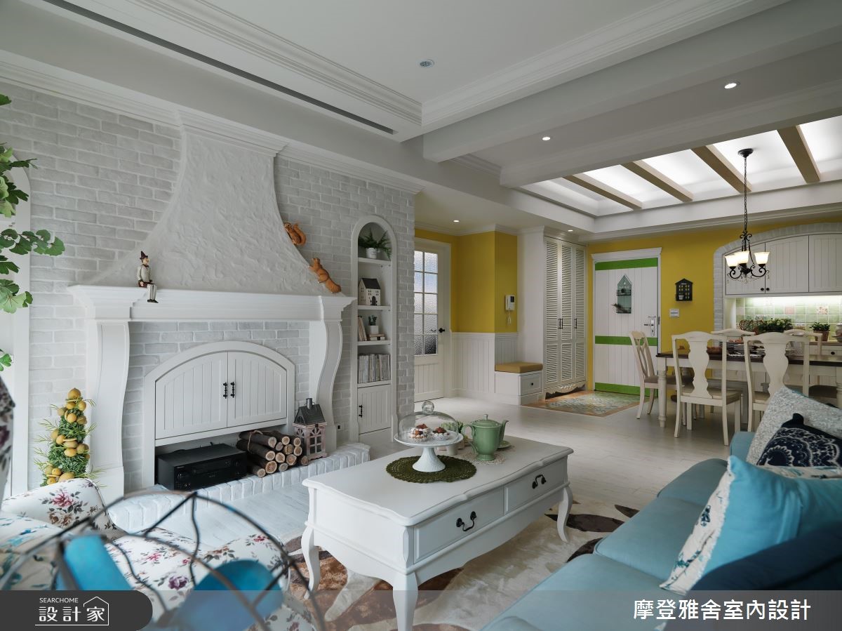 28坪住宅,住著一對夫妻與牙牙學語的女兒,夫妻期望能