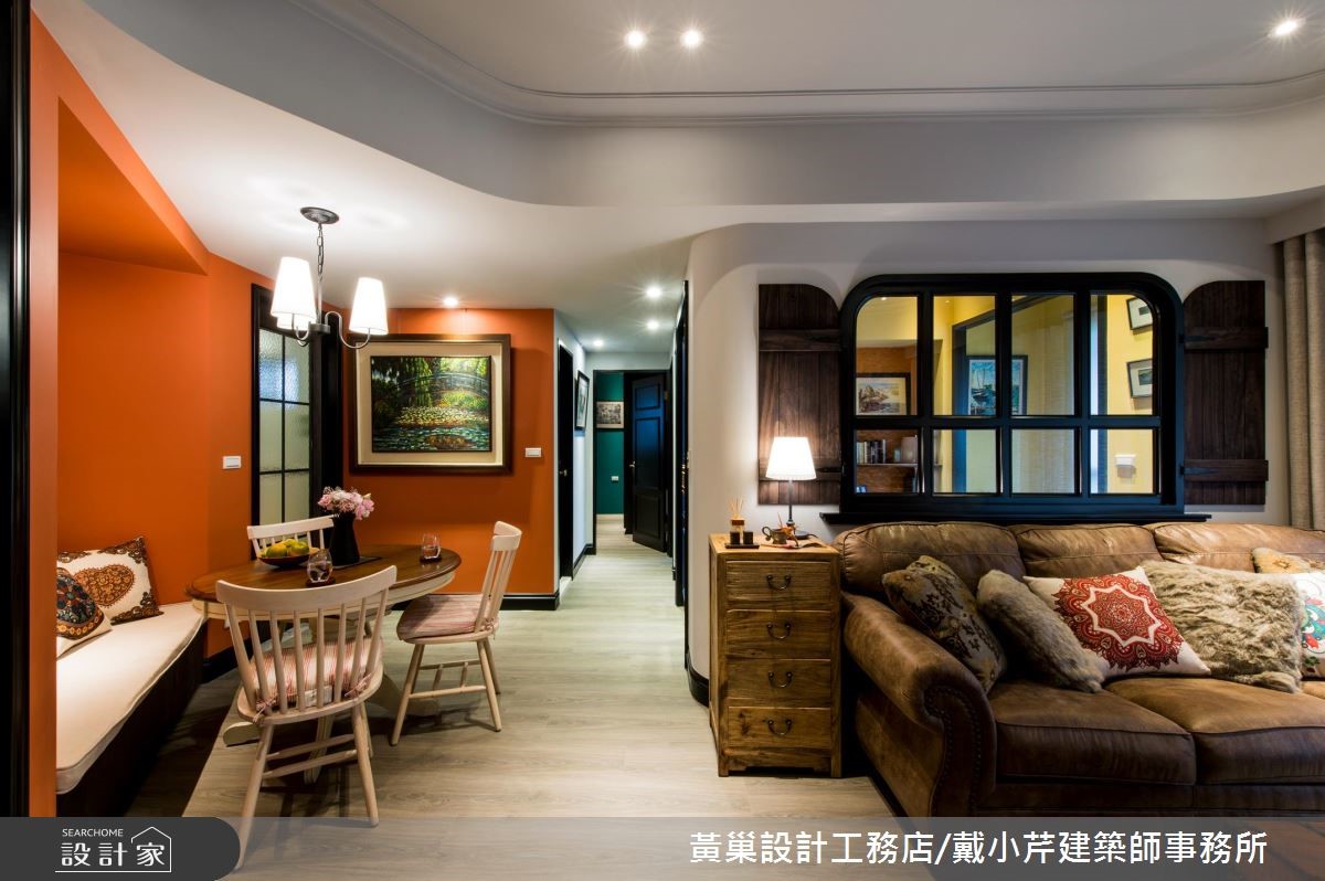 屋主從預售屋階段即和黃巢設計合作,為 25 坪的家量身