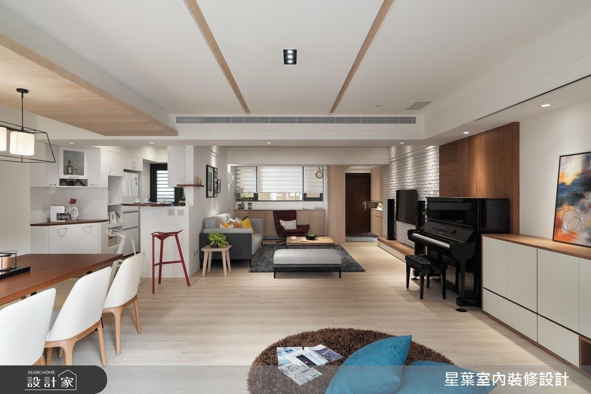 45 坪居宅,是屋主送給女兒的新婚宅,溫故知新創造師-