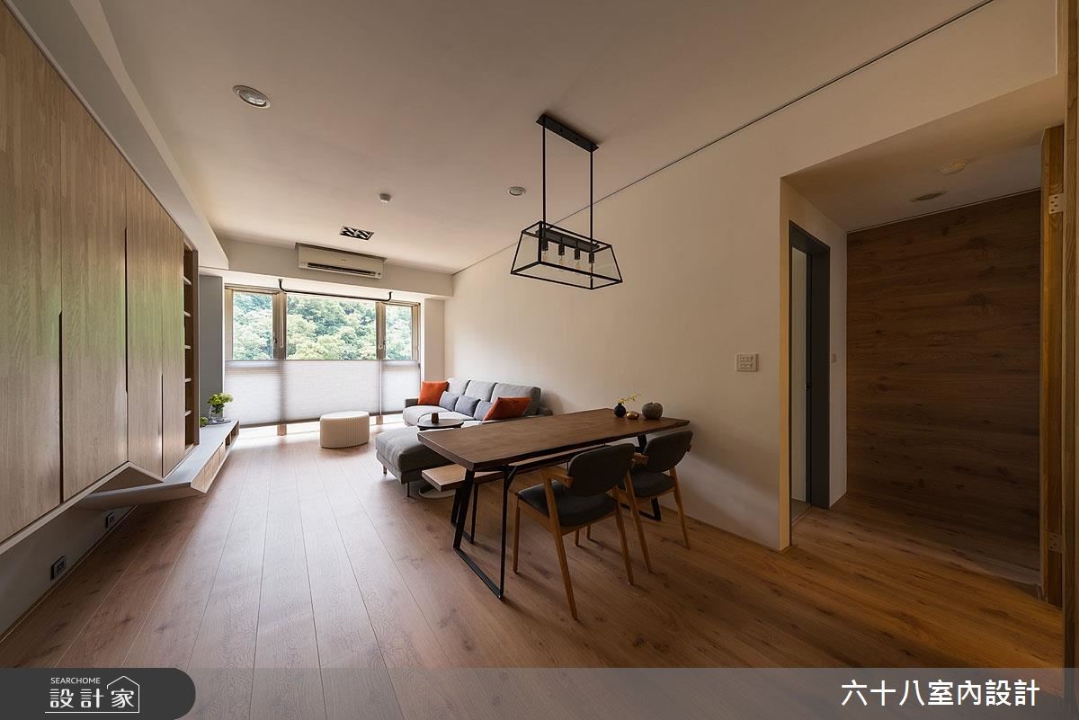 27 坪中古屋,設計師引用休閒風格,開啟空間與自然元