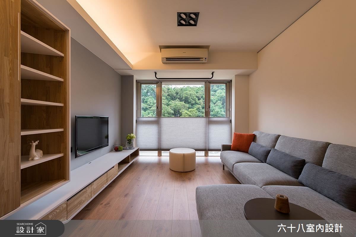 27 坪中古屋,設計師引用休閒風格,開啟空間與自然元