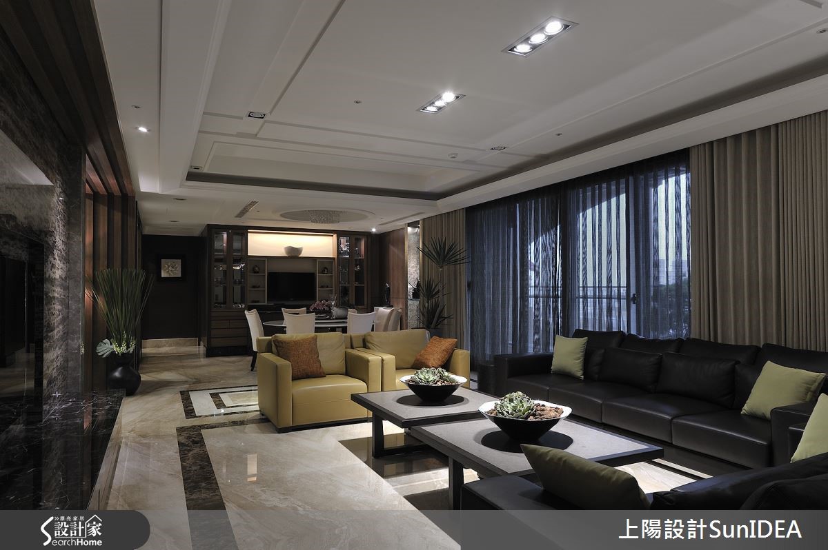 60坪大宅,屋主期盼空間不僅作為居住之用,更能達成餐
