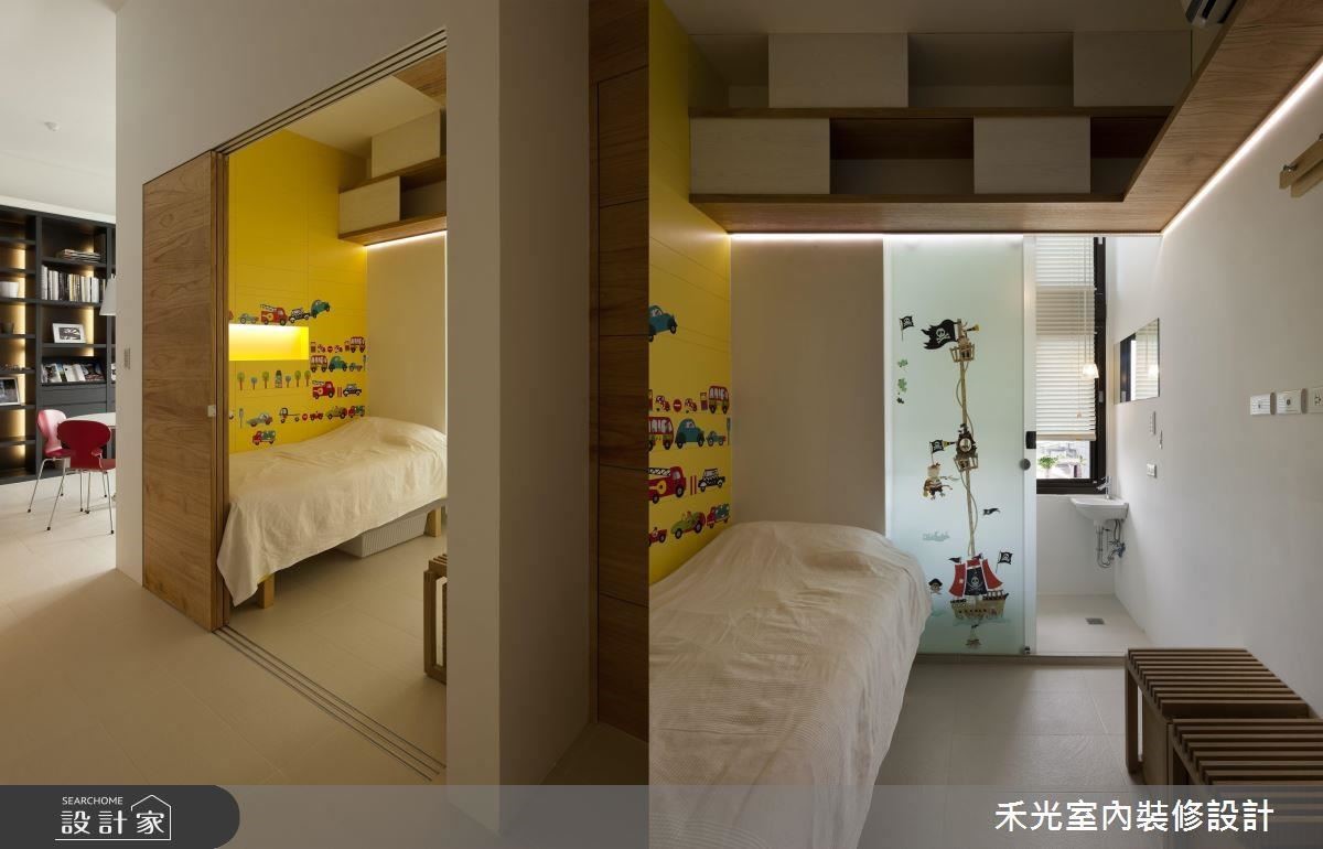 保留空間最大尺度,用建材提升質感溫度,即使住的是坪
