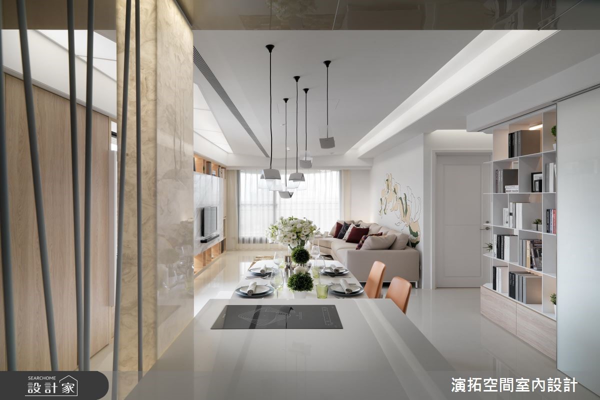 36 坪現代宅,設計師憑著合理預算,發揮設計最大效益