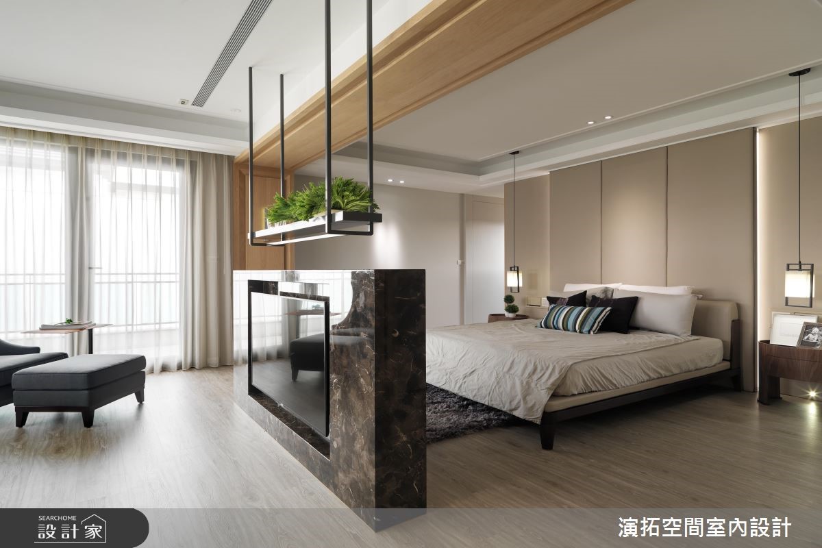 百坪現代風透天別墅,作為屋主放假時的度假場域,設計