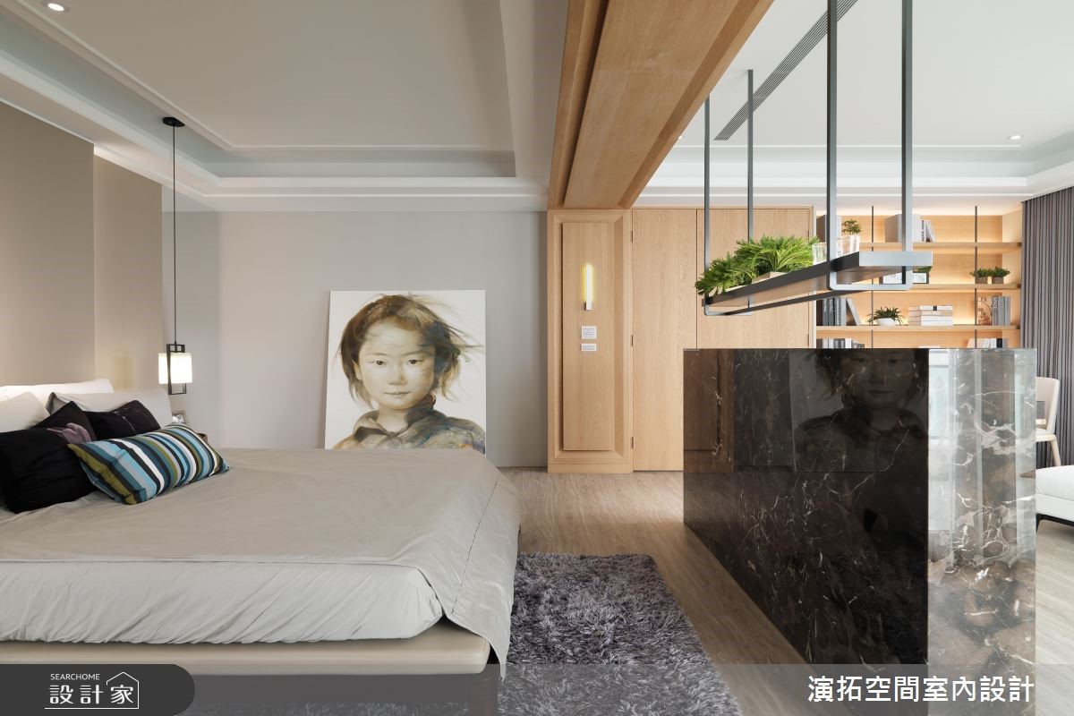 百坪現代風透天別墅,作為屋主放假時的度假場域,設計