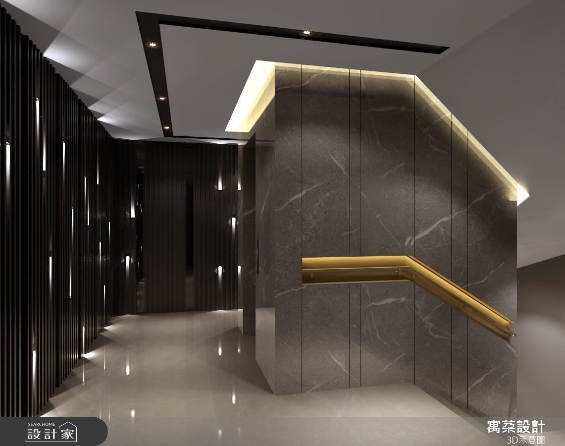 110 坪的中古屋,原建商格局及內裝設計不佳,導致空間